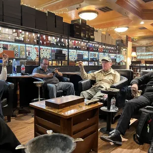 Smoking with the boys