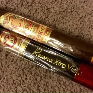 Lucky enough to find an Añejo Shark and the new Centurion blend.