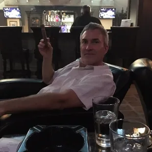 A very happy man!