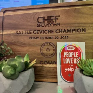 Ceviche champion!