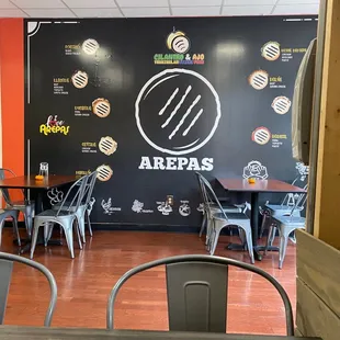 the interior of a restaurant