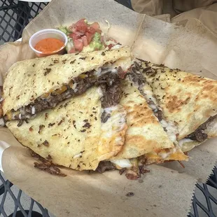Barbacoa Quesadilla