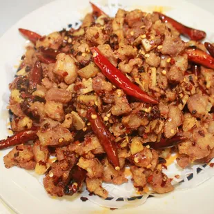 C2. Sauteed Dry Diced chicken