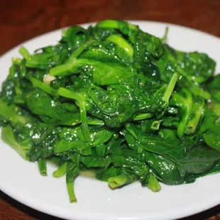 V9. Sauteed Pea Pod Shoots