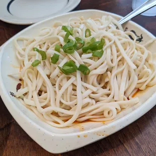 Szechuan cold noodles (before mixing)
