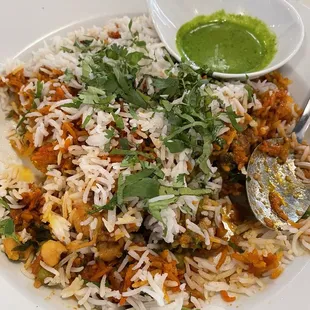 Vegetable biryani