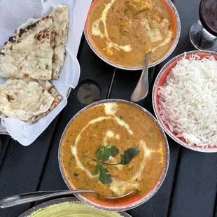 Chicken Tikka  Mutter Paneer