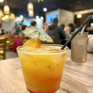 Passion fruit cocktail