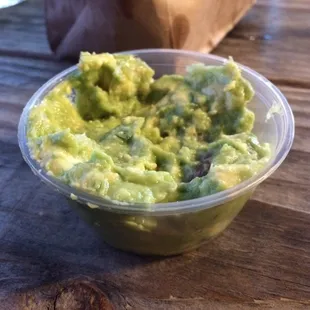 Small guacamole for $5 and the amount of chips..