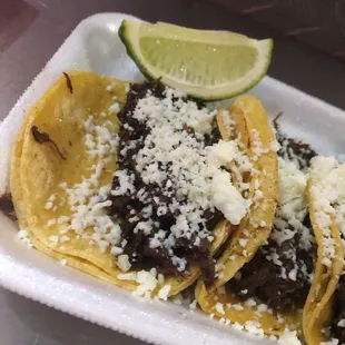 Barbacoa Mini Tacos