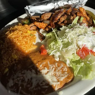 Fajitas/ lunch special chicken and steak