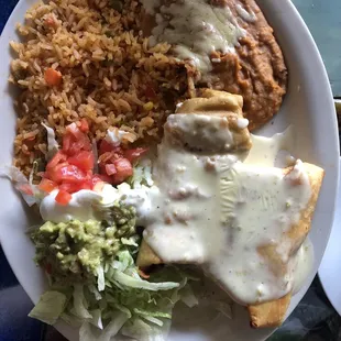 Chimichanga Dinner