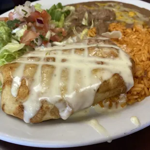 Chicken chimichanga