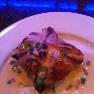 Blue Crab Beggars Purse.  Yum.