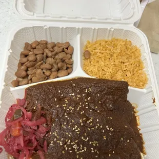 Mole Enchiladas