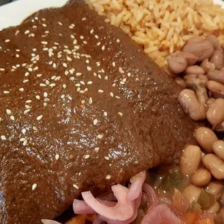 Mole Enchiladas