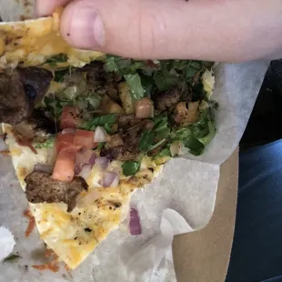 El pastor quesadilla loaded