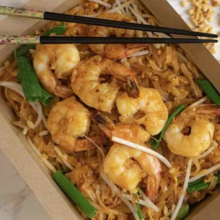 Pad Thai with Shrimp