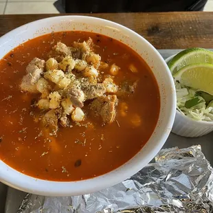 Posóle! Mmmmm! Delicious and full of pork &amp; hominy!