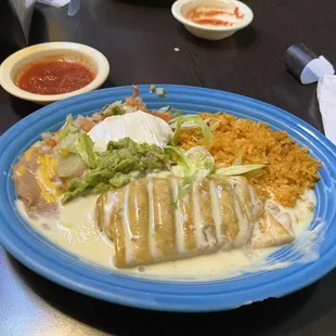 Pork chimichanga