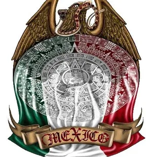 the mexican flag and eagle