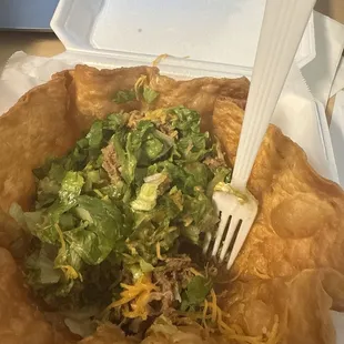 Poor taco salad :(