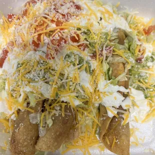 Delicious Carnitas Rolled Tacos