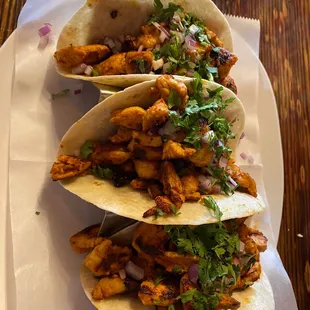 Chicken tacos
