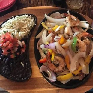 Shrimp Fajitas