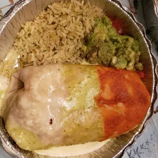 3 Sauce Shrimp Burrito