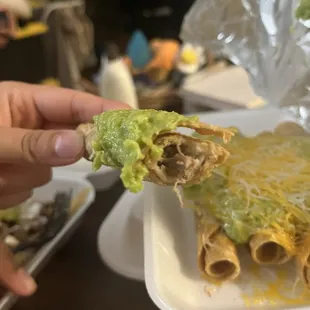 Super dry taquitos