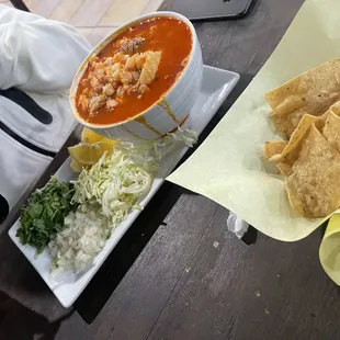 Red Pozole Soup soooooo goood!