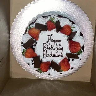 Vanilla chocolate cake