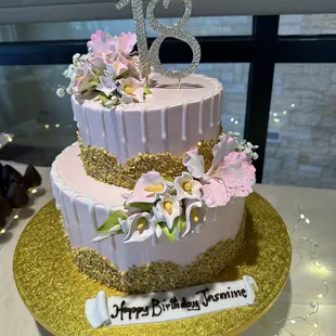Not only this cake looks gorgeous, it also tasted good! Highly recommended!