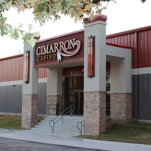 the front of the building