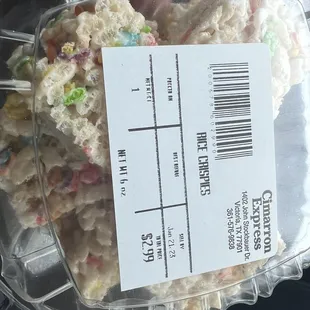 Rice crispy