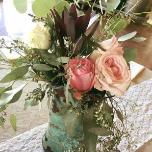 Centerpieces at Cimarron Fields.