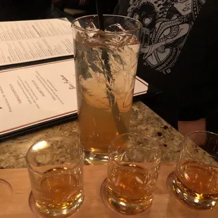 Bourbon flight