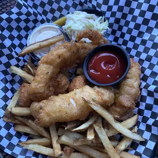 fish, fish and chips, seafood, food
