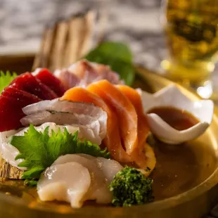 Rainbow Crudo Platter