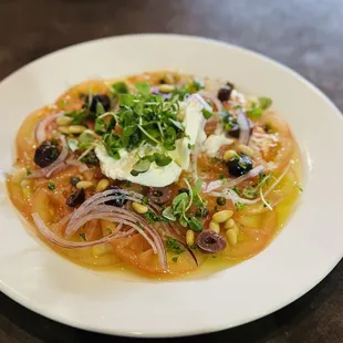 Tomato carpaccio