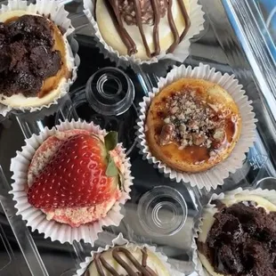 The master piece of their half dozen cheesecake bites. You get to select the flavors!