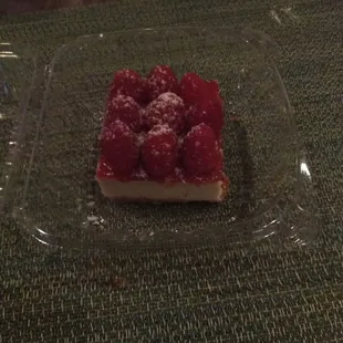 Raspberry cheesecake!