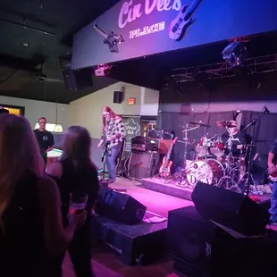 The stage was huge and the sound was fantastic for those.music lovers ...