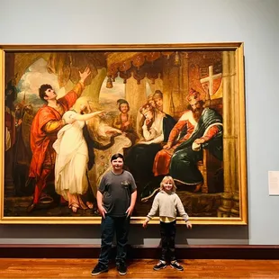The massive paintings are always the most shocking to me!