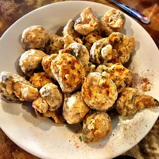 Fried mushrooms