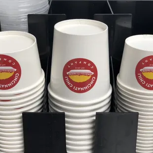 Cincinnati Chili Company packaging to go.