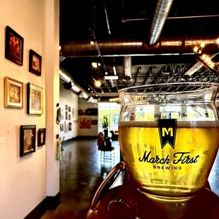 Second floor art gallery