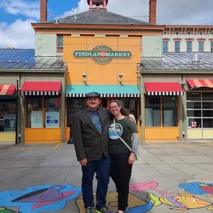 We started here at the Market place!!!