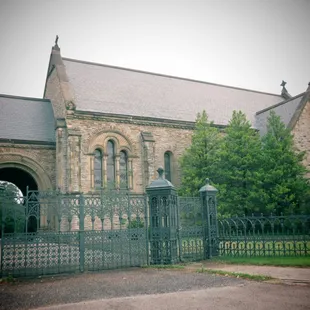 The funeral carriage gate at Spring Grove Cemetery!